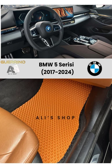 Guerrino Bmw-5 Serisi Için 2017-2024 Arası Araca Özel Yeni Nesil Eva Mat Oto Paspas Havuzlu Araba Paspası ürün görseli 1