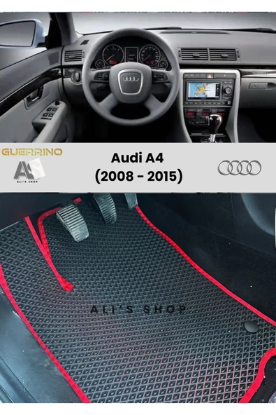Guerrino Audi-a4 Için 2008-2015 Arası Araca Özel Yeni Nesil Eva Mat Oto Paspas Havuzlu Araba Paspası ürün görseli 1