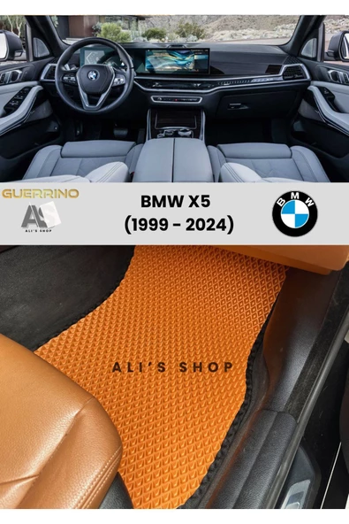 Guerrino BMW-X5 İÇİN 1999-2024 ARASI ARACA ÖZEL YENİ NESİL EVA MAT OTO PASPAS HAVUZLU EVA ARABA PASPASI ürün görseli 1