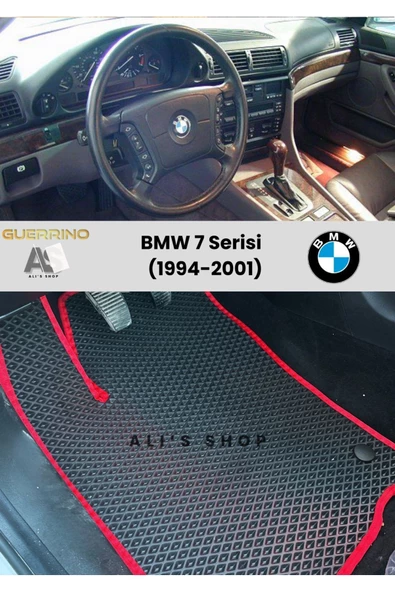 Guerrino Bmw-7 Serisi Için 1994-2001 Arası Araca Özel Yeni Nesil Eva Mat Oto Paspas Havuzlu Araba Paspası ürün görseli 1
