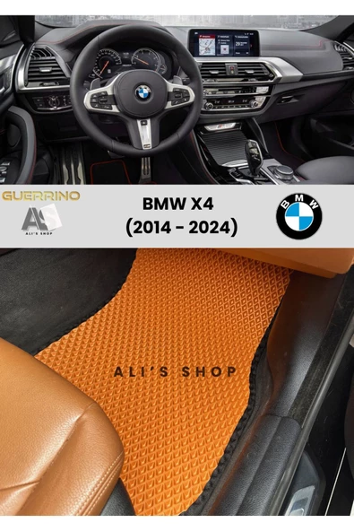 Guerrino BMW-X4 İÇİN 2014-2024 ARASI ARACA ÖZEL YENİ NESİL EVA MAT OTO PASPAS HAVUZLU EVA ARABA PASPASI ürün görseli 1