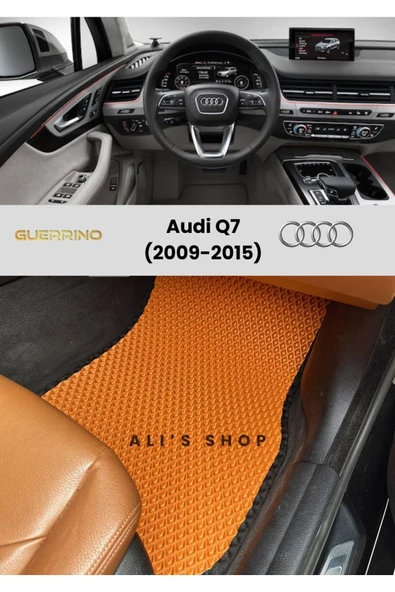 Guerrino Audi-q7 Için 2009-2015 Arası Araca Özel Yeni Nesil Eva Mat Oto Paspas Havuzlu Araba Paspası ürün görseli 1