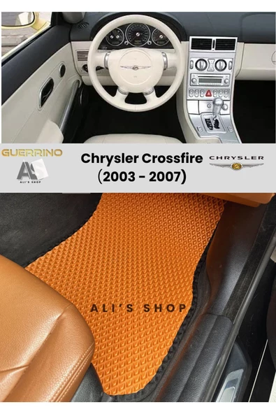 Guerrino CHRYSLER-CROSSFİRE İÇİN 2003-2007 ARASI ARACA ÖZEL YENİ NESİL EVA MAT OTO PASPAS HAVUZLU PASPAS ürün görseli 1