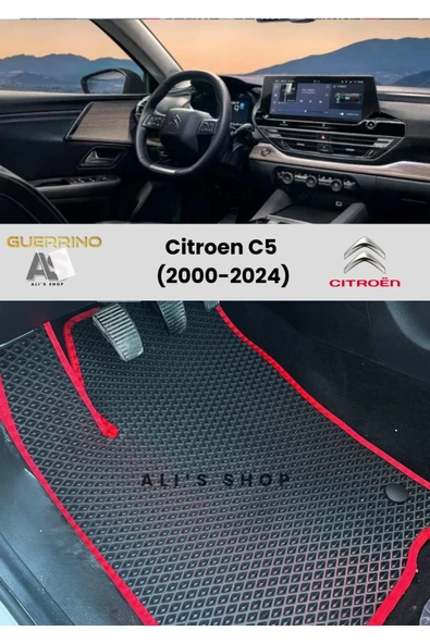 Guerrino Citroen-c5 Için 2000-2024 Arası Araca Özel Yeni Nesil Eva Mat Oto Paspas Havuzlu Eva Araba Paspası ürün görseli 1