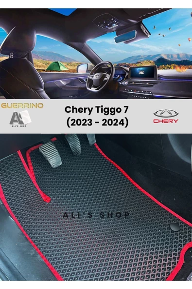 Guerrino CHERY-TİGGO 7 İÇİN 2023-2024 ARASI ARACA ÖZEL YENİ NESİL EVA MAT OTO PASPAS HAVUZLU ARABA PASPASI ürün görseli 1