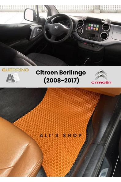 Guerrino Citroen-berlingo Için 2008-2017 Arası Araca Özel Yeni Nesil Eva Mat Oto Paspas Havuzlu Araba Paspas ürün görseli 1