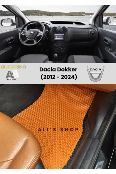 Guerrino DACİA-DOKKER İÇİN 2012-2024  ARASI ARACA ÖZEL YENİ NESİL EVA MAT OTO PASPAS HAVUZLU ARABA PASPASI ürün görseli 1