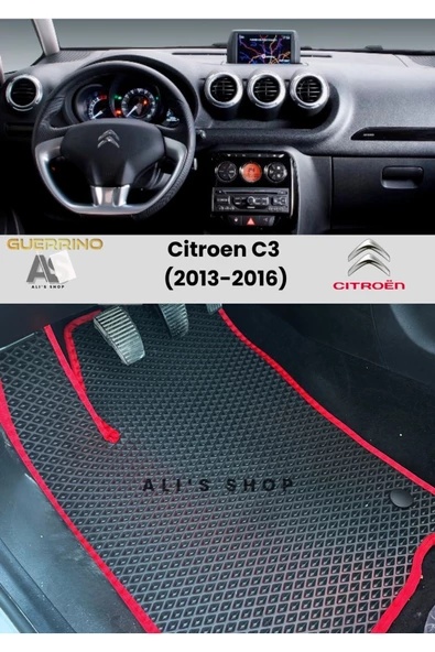 Guerrino Citroen-c3 Için 2013-2016 Arası Araca Özel Yeni Nesil Eva Mat Oto Paspas Havuzlu Eva Araba Paspası ürün görseli 1