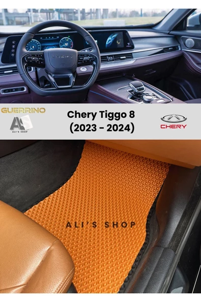 Guerrino CHERY-TİGGO 8 İÇİN 2023-2024 ARASI ARACA ÖZEL YENİ NESİL EVA MAT OTO PASPAS HAVUZLU ARABA PASPASI ürün görseli 1