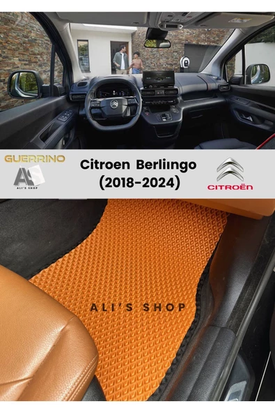 Guerrino Citroen-berlingo Için 2018-2024 Arası Araca Özel Yeni Nesil Eva Mat Oto Paspas Havuzlu Araba Paspas ürün görseli 1