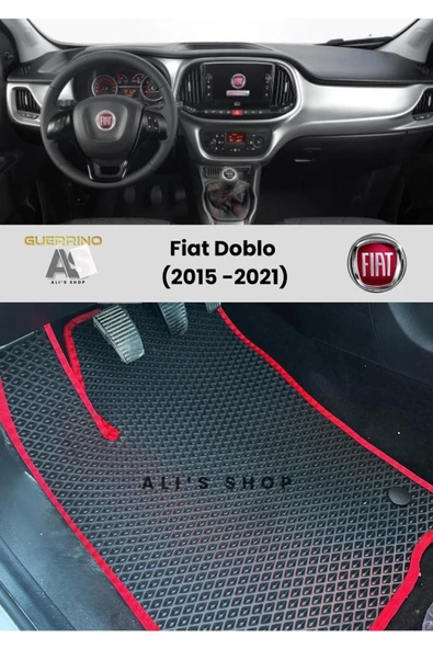 Guerrino Fiat-doblo Için 2015-2021 Arası Araca Özel Yeni Nesil Eva Mat Oto Paspas Havuzlu Eva Araba Paspası ürün görseli 1