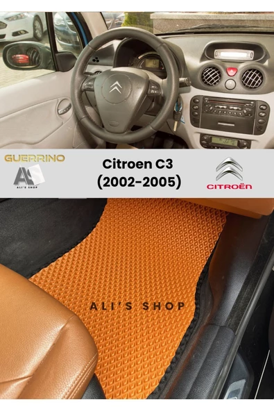 Guerrino Citroen-c3 Için 2002-2005 Arası Araca Özel Yeni Nesil Eva Mat Oto Paspas Havuzlu Eva Araba Paspası ürün görseli 1