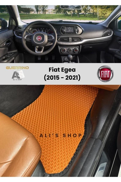 Guerrino Fiat-egea Için 2015-2021 Arası Araca Özel Yeni Nesil Eva Mat Oto Paspas Havuzlu Eva Araba Paspası ürün görseli 1