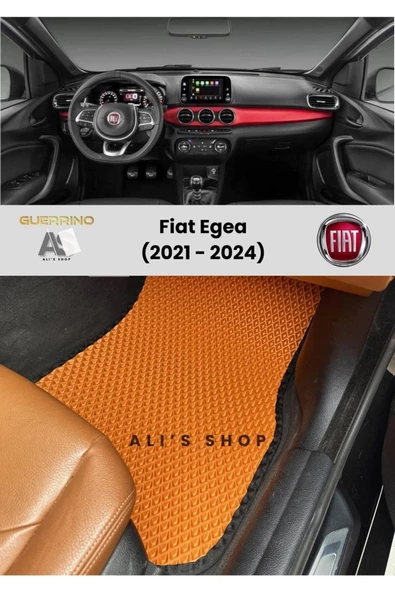 Guerrino Fiat-egea Için 2021-2024 Arası Araca Özel Yeni Nesil Eva Mat Oto Paspas Havuzlu Eva Araba Paspası ürün görseli 1