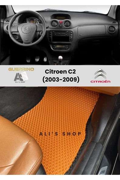 Guerrino Citroen-c2 Için 2003-2009 Arası Araca Özel Yeni Nesil Eva Mat Oto Paspas Havuzlu Eva Araba Paspası ürün görseli 1