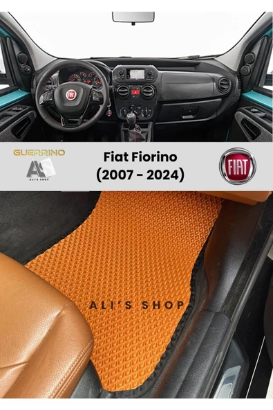Guerrino Fiat Fiorino 2007-2024 Arası Araca Özel Yeni Nesil Eva Mat Oto Paspas Havuzlu Eva Araba Paspası ürün görseli 1