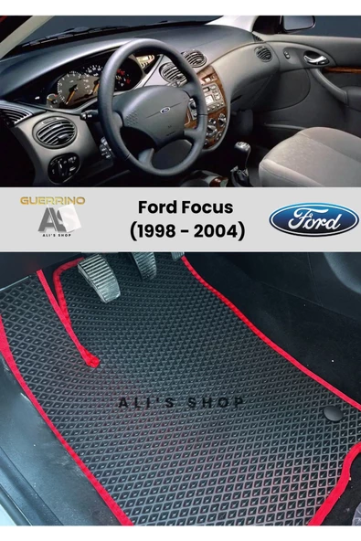 Guerrino FORD FOCUS 1998-2004 ARASI ARACA ÖZEL YENİ NESİL EVA MAT OTO PASPAS HAVUZLU EVA ARABA PASPASI ürün görseli 1