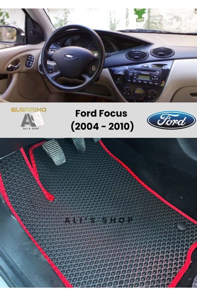 Guerrino FORD FOCUS 2004-2010 ARASI ARACA ÖZEL YENİ NESİL EVA MAT OTO PASPAS HAVUZLU EVA ARABA PASPASI ürün görseli 1