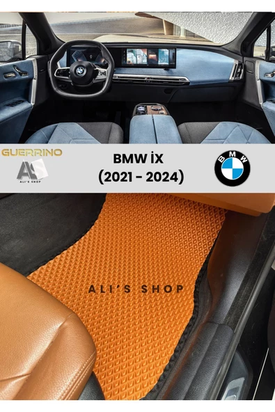 Guerrino BMW-İX 2021-2024 ARASI ARACA ÖZEL YENİ NESİL EVA MAT OTO PASPAS HAVUZLU ARABA PASPASI ürün görseli 1