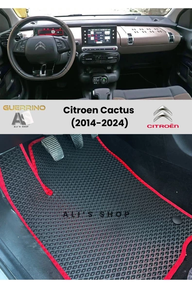 Guerrino Citroen-cactüs 2014-2024 Arası Araca Özel Yeni Nesil Eva Mat Oto Paspas Havuzlu Paspas ürün görseli 1