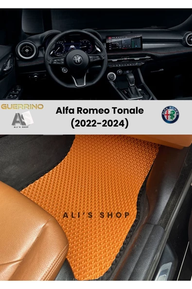 Guerrino ALFA ROMEO-TONALE 2022-2024 ARASI ARACA ÖZEL YENİ NESİL EVA MAT OTO PASPAS HAVUZLU ARABA PASPASI ürün görseli 1