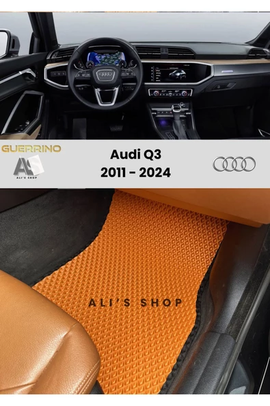 Guerrino AUDİ-Q3 2011-2024  ARASI ARACA ÖZEL YENİ NESİL EVA MAT OTO PASPAS HAVUZLU ARABA PASPASI ürün görseli 1