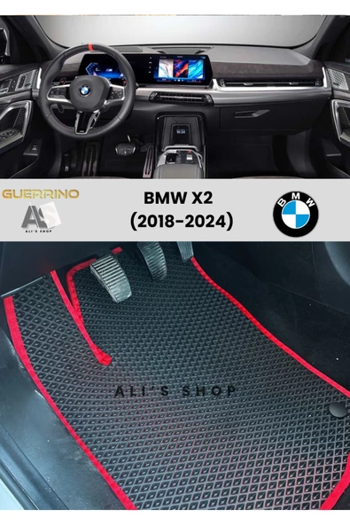 Guerrino BMW-X2 2018-2024 ARASI ARACA ÖZEL YENİ NESİL EVA MAT OTO PASPAS HAVUZLU PASPAS ürün görseli 1