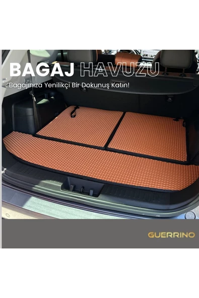 Guerrino HYUNDAİ KONA 2017-2023 ARASI ARACA ÖZEL YENİ NESİL EVA MAT OTO BAGAJ HAVUZU ürün görseli 1