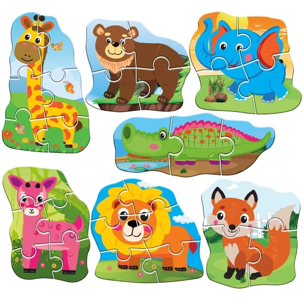 AteşTech  Baby Puzzle Hayvanlar 18 Ay+ ürün görseli 1