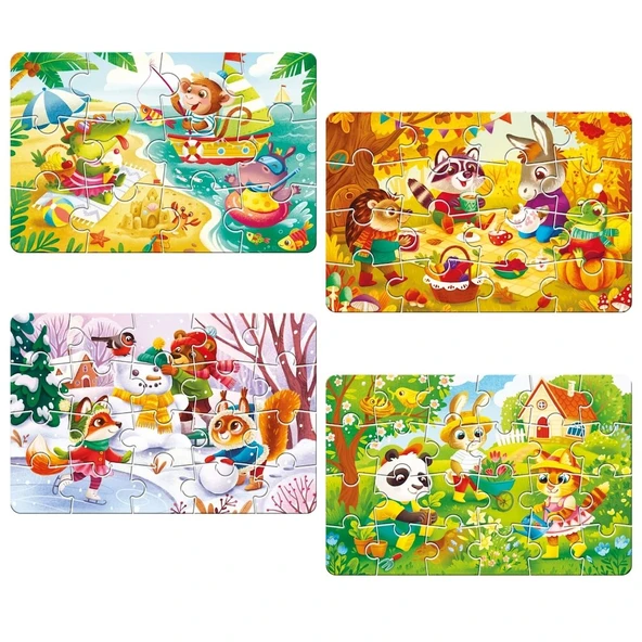 AteşTech  Baby Puzzle 4 Mevsim 18 Ay+ - Resim 4