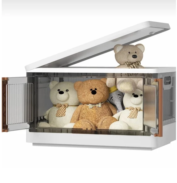 Umbex Plus 4 Katlı Katlanabilir Çok Amaçlı Dolap Organizer Düzenleyici - Ev Organizasyonu Banyo Dolap ürün görseli 1