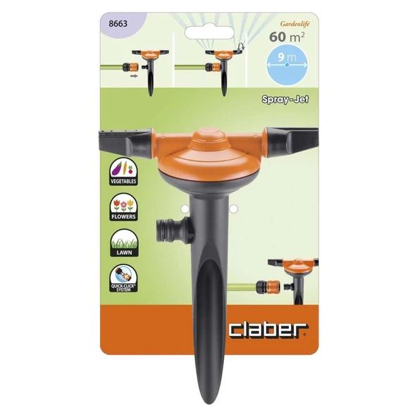 Claber 8663 2 Kollu Fıskiye - Resim 2