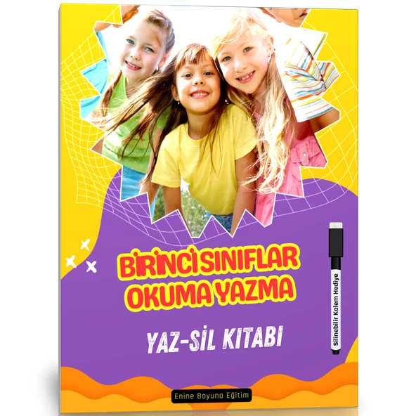 Birinci Sınıflar Okuma YAZMA Yaz-Sil Kitabı ürün görseli 1