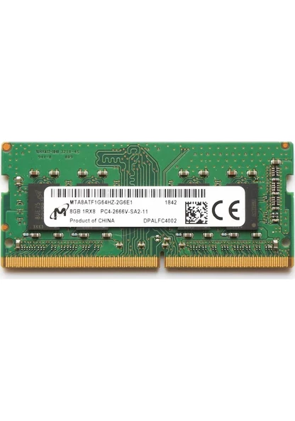 Micron MTA8ATF1G64HZ-2G6E1 8 GB DDR4 2666 MHz CL19 Notebook Ram ürün görseli 1