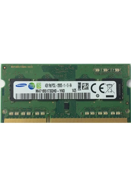 Samsung M471B5173QH0-YK0 PC3L 12800 4 GB DDR3 1600 MHz CL11 Notebook Ram ürün görseli 1