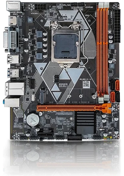 Turbox Workteam B85(H81) Intel H81 1600 Mhz Ddr3 Soket 1150P Vga Hdmı M.2 Matx Anakart ürün görseli 1