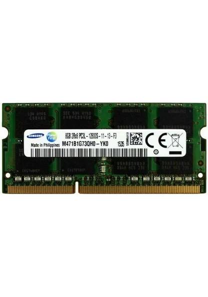 Samsung M471B1G73QH0-YK0 8 GB DDR3 1600 MHz PC3L C11 Notebook Ram ürün görseli 1