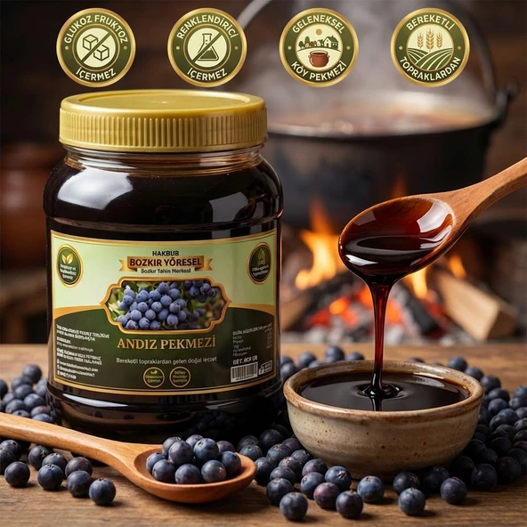 Bozkır Tahin Merkezi Andız Köy Pekmezi 950 gr (Doğal&katkısız) ürün görseli 1