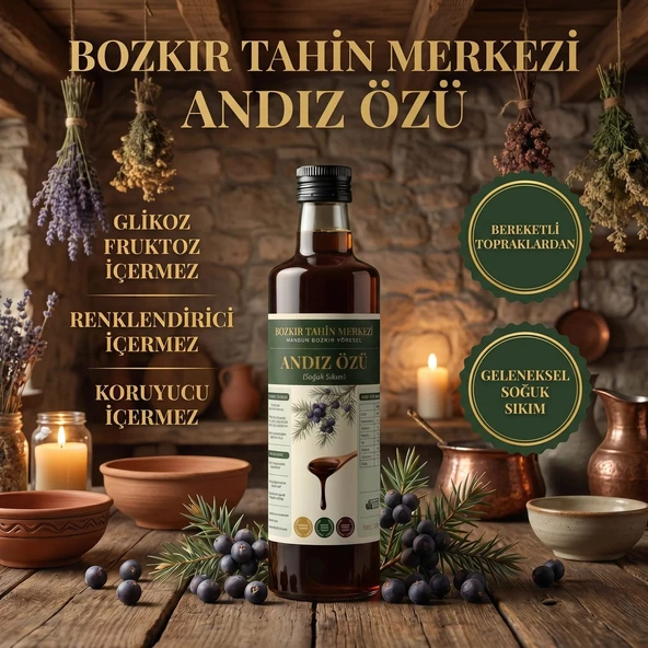Bozkır Tahin Merkezi Andız Özü 700 gr (Soguk Sıkım&katkısız) ürün görseli 1
