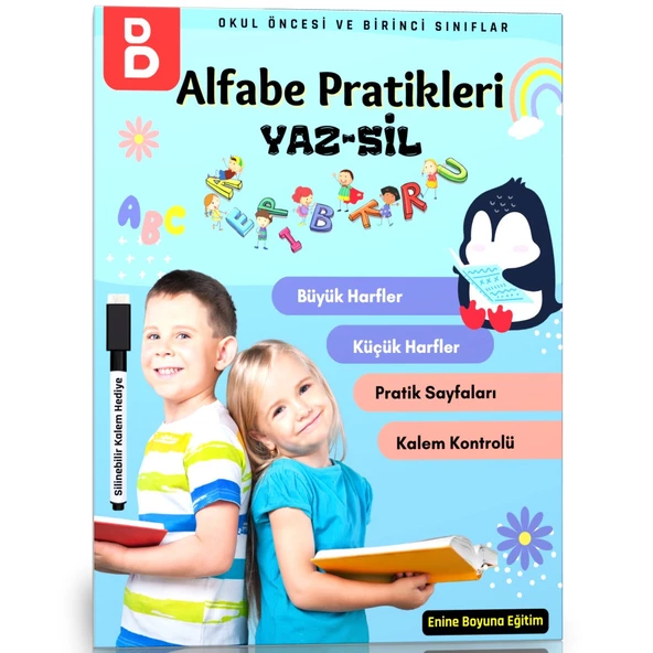 Alfabe Pratikleri YAZ-SİL Kitabı ürün görseli 1