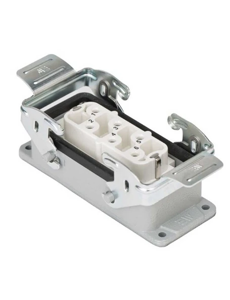 Mete Enerji 403100S 6X35A Çoklu Makine Prizi Metal Mandallı 400-690 V ürün görseli 1