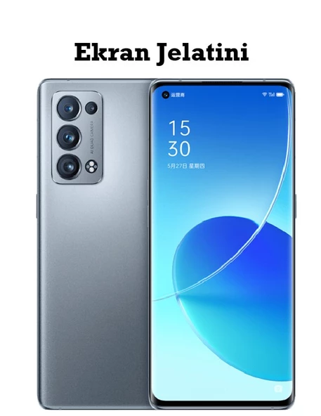 Oppo  Reno 6 Pro 5G Uyumlu Ön Body Şeffaf Ultra Ekran Koruyucu Nano Jelatin ürün görseli 1