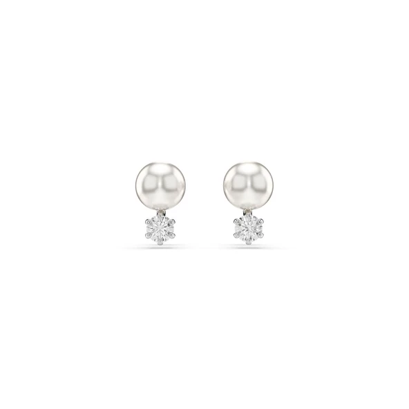 5694225 Swarovski Küpe Matrıx:Pe Studs Whıte/Rhs ürün görseli 1