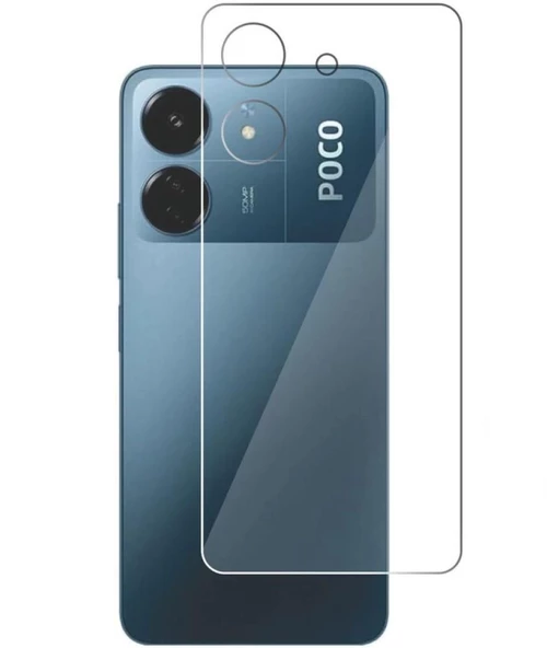 Poco C65 ile Uyumlu Arka Kırılmaz MAT Esnek Nano Koruyucu ürün görseli 1