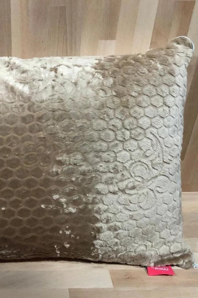 Çeyiz Diyarı 1000 Gr Dolgulu Tavşan Tüyü Yastık Vizon ürün görseli 1