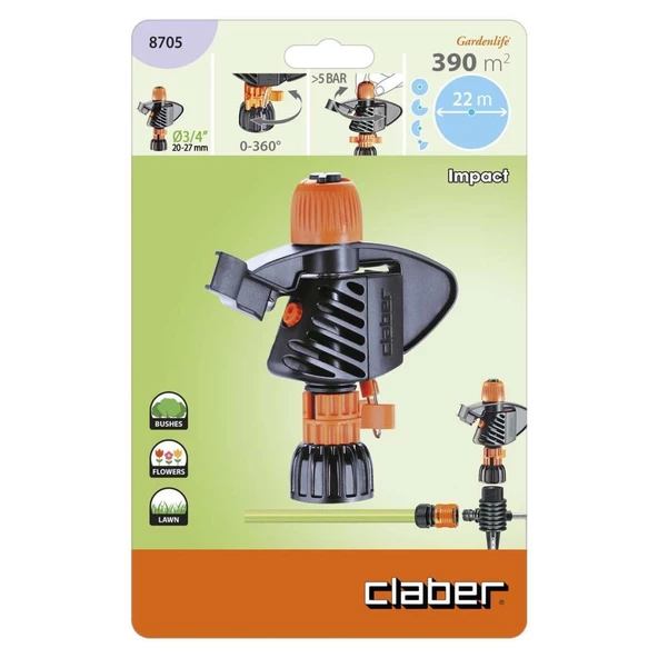 Claber 8705 Pulsar Fıskiye - Resim 2