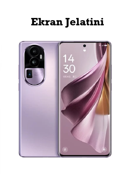 Oppo Reno10 Pro+ 5G Uyumlu Ön Body Şeffaf Ultra Ekran Koruyucu Nano Jelatin ürün görseli 1