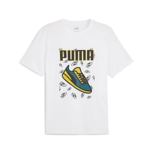 Puma GRAPHICS Sneaker Tee Erkek Kısa Kollu Tişört 68320902 ürün görseli 1