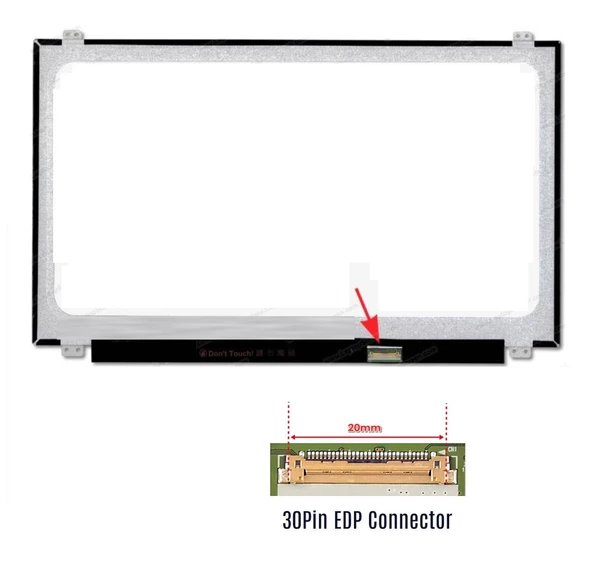 Asus Pro B Advanced B551LA Ekran 15.6 Slim 30 pin 1366x768 ürün görseli 1