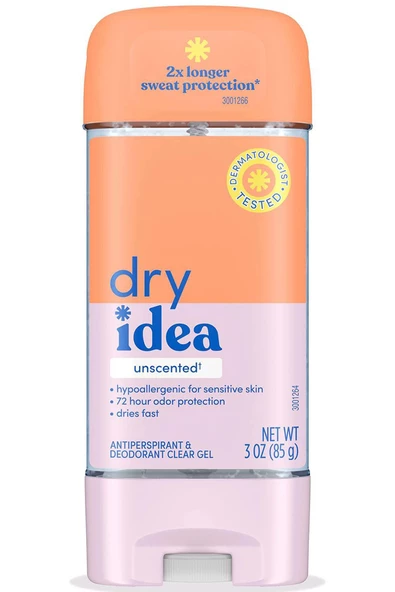 Dry Idea Unscented Clear Gel Antiperspirant Deodorant 85GR ürün görseli 1